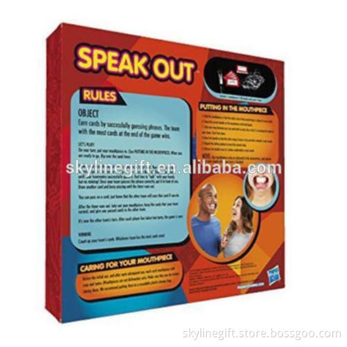 2016 Popular Halloween&Christmas Best Gift Speak Out Ridiculous Challenge Board Game